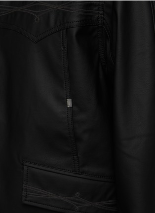  - C2H4 - Texas Faux Leather Jacket