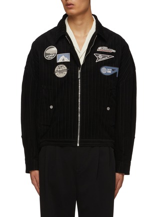 Main View - Click To Enlarge - C2H4 - Disarray Badge Cotton Jacket