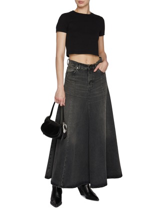 Figure View - Click To Enlarge - HAIKURE - Serenity Denim Maxi Skirt