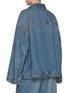 Back View - Click To Enlarge - HAIKURE - Janet Oversized Medium Wash Denim Jacket