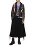 Figure View - Click To Enlarge - KHOKI - Vintage American Quilt Leather Rider Jacket