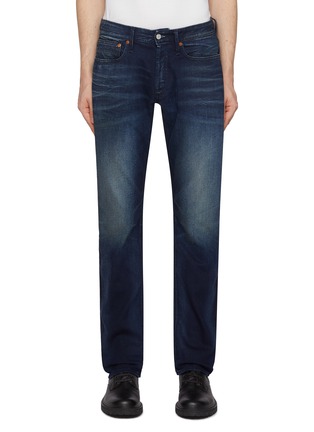 Main View - Click To Enlarge - DENHAM - Ridge Authentic Cotton Blend Straight Leg Jeans