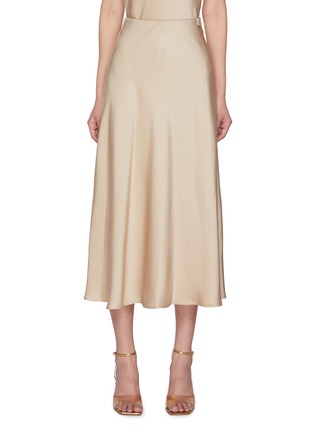 Main View - Click To Enlarge - HERNO - Fluid Midi Skirt