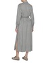 Back View - Click To Enlarge - HERNO - Cashmere Flannel Shirt Dress