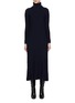 Main View - Click To Enlarge - HERNO - Textured Wool Knit Maxi Dress