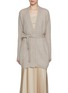 Main View - Click To Enlarge - HERNO - Open Front Belted Cardigan