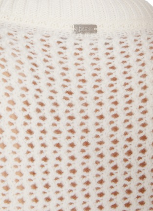  - HERNO - Chunky Holey Wool Sweater