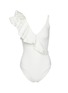 Main View - Click To Enlarge - MAYGEL CORONEL - Noore One Shoulder Ruffle One Piece Swimsuit