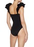 Back View - Click To Enlarge - MAYGEL CORONEL - Denise Ruffle Strap One Piece Swimsuit