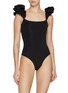 Figure View - Click To Enlarge - MAYGEL CORONEL - Denise Ruffle Strap One Piece Swimsuit