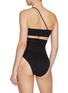 Back View - Click To Enlarge - MAYGEL CORONEL - Castano Strap Floral Appliq One Piece Swimsuit