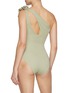 Back View - Click To Enlarge - MAYGEL CORONEL - Arrebol One Shoulder Ruffle One Piece Swimsuit