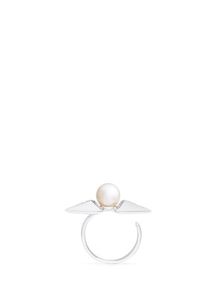 Main View - Click To Enlarge - JOOMI LIM - 'Vicious Love' faux pearl spike ring