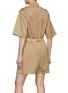 Back View - Click To Enlarge - PRADA - Belted Cotton Romper
