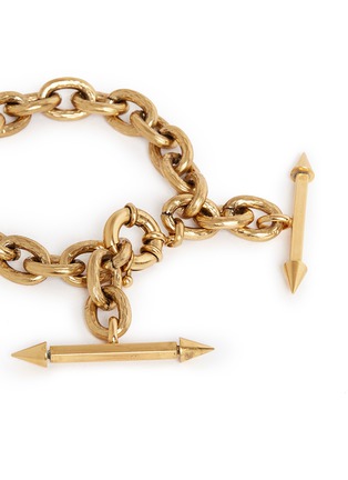 Detail View - Click To Enlarge - ELA STONE - 'Rocca' arrow spike chain bracelet