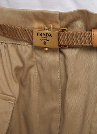  - PRADA - Paperbag Flared Cotton Skirt