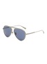 Main View - Click To Enlarge - BULGARI - Octo Finissimo Aviator Titanium Oval Sunglasses