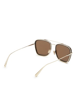 Figure View - Click To Enlarge - BULGARI - B.ZERO1 Metal Square Sunglasses