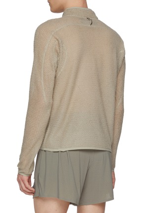 Back View - Click To Enlarge - SATISFY - Ghostfleece™ Ad Light Half Zip Sweater