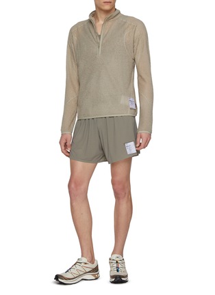 Figure View - Click To Enlarge - SATISFY - Ghostfleece™ Ad Light Half Zip Sweater