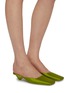 Figure View - Click To Enlarge - PRADA - Runway 35 Satin Sabot Mules