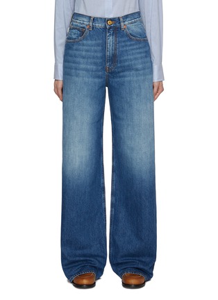 Main View - Click To Enlarge - BLAZÉ MILANO - Nariida Java Wide Leg Jeans