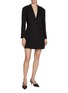 Figure View - Click To Enlarge - BLAZÉ MILANO - Ageta Single Breasted Blazer Dress