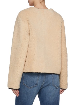 Back View - Click To Enlarge - BLAZÉ MILANO - Reversible Shearling Gliss Bolero