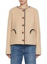 Main View - Click To Enlarge - BLAZÉ MILANO - Reversible Shearling Gliss Bolero