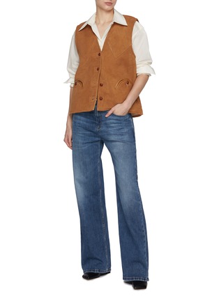 Figure View - Click To Enlarge - BLAZÉ MILANO - Shearling Gilet