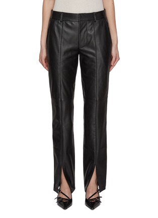 Main View - Click To Enlarge - BLAZÉ MILANO - Zander Leather Trousers