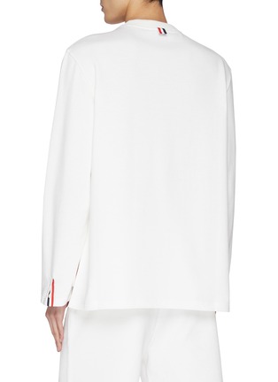 Back View - Click To Enlarge - THOM BROWNE  - Oversized Cotton Sweatshirt