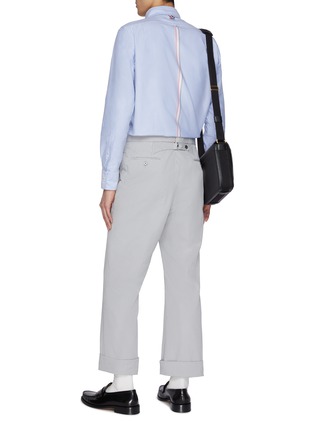 Figure View - Click To Enlarge - THOM BROWNE  - Cotton Oxford Shirt