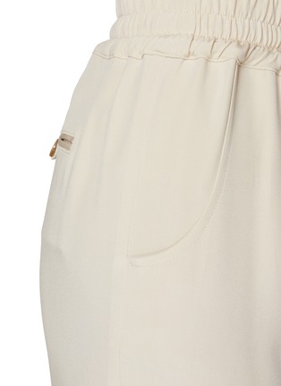  - KITON - Elastic Waist Wide Leg Trousers