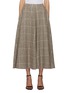 Main View - Click To Enlarge - KITON - Chequered Midi Skirt