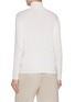 Back View - Click To Enlarge - KITON - Turtleneck Cable Knit Cashmere Silk Sweater