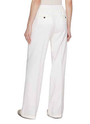 Back View - Click To Enlarge - KITON - Elasticated Waist Cashmere Pants