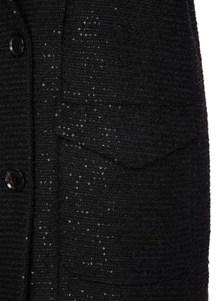  - KITON - Sequin Embellished Virgin Wool Blend Caban Coat