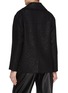 Back View - Click To Enlarge - KITON - Sequin Embellished Virgin Wool Blend Caban Coat