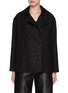 Main View - Click To Enlarge - KITON - Sequin Embellished Virgin Wool Blend Caban Coat