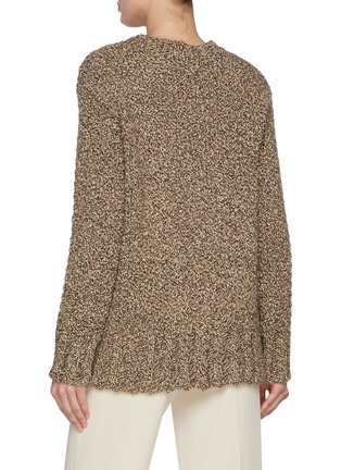 Back View - Click To Enlarge - KITON - Flower Melange Wool Sweater