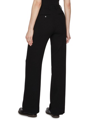 Back View - Click To Enlarge - KITON - Tailored Straight Leg Cady Pants