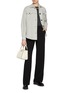 Figure View - Click To Enlarge - KITON - Tailored Straight Leg Cady Pants