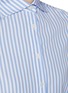  - KITON - Striped Cotton Poplin Shirt