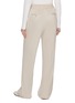 Back View - Click To Enlarge - KITON - Drawstring Cashmere Blend Wide Leg Pants