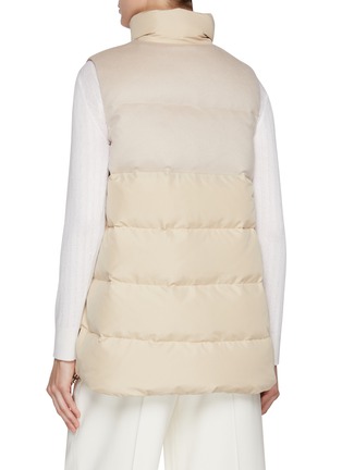 Back View - Click To Enlarge - KITON - Two Toned Puffer Gilet