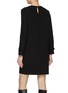 Back View - Click To Enlarge - KITON - Crewneck Button Shift Cady Dress