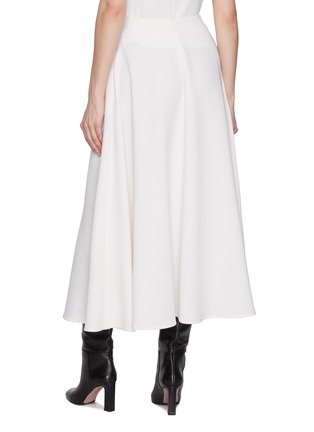 Back View - Click To Enlarge - KITON - Bias Cut Cady Long Skirt