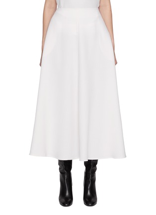 Main View - Click To Enlarge - KITON - Bias Cut Cady Long Skirt