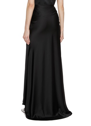 Back View - Click To Enlarge - KITON - Satin Mermaid Maxi Skirt